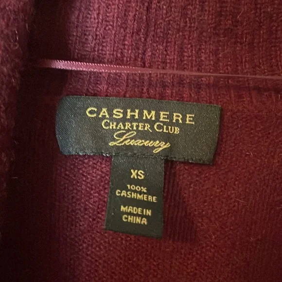 Cashmere chárter  open cardigan 100% cashmere - Picture 4 of 10